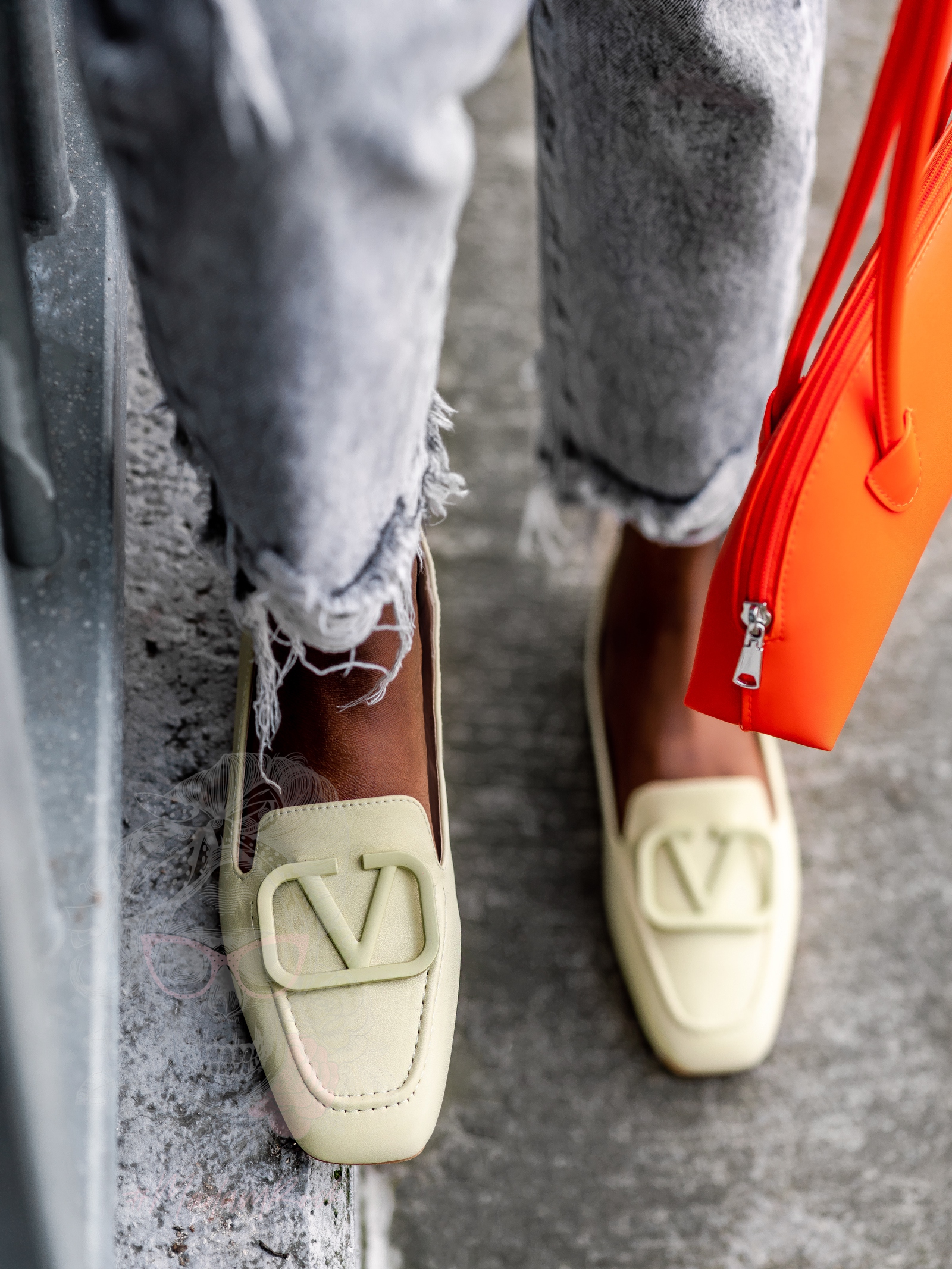 Mokasyny pastelowe Madam Botte pistacjowe Mokasyny pastelowe Madam Botte pistacjowe