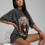 -archiwum- T-shirt dekatyzowany Burning szary