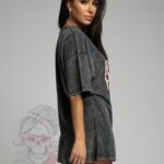 -archiwum- T-shirt dekatyzowany Burning szary