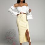 Top hiszpanka Pantai biały