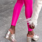 Klapki skórzane Madam SwisSwis złote