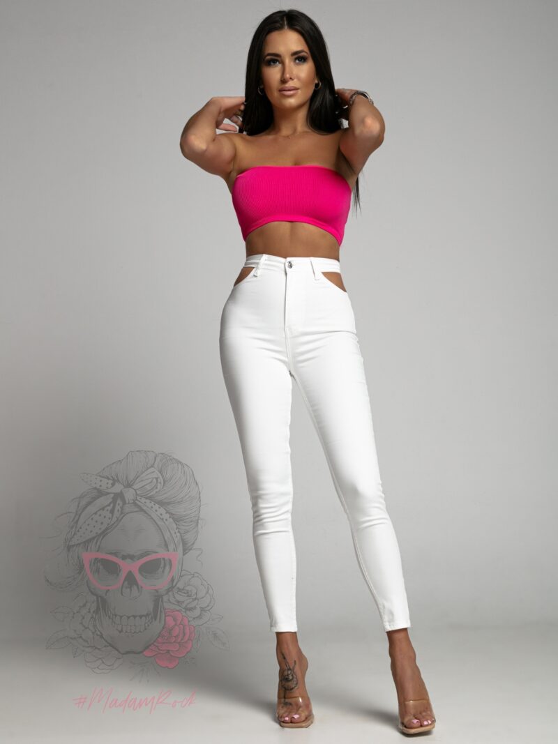 【♬♪♡mada♡♪♬】 wprzedane-Top opaska Madam Yoga fuksja - Madam Rock