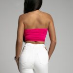 -wprzedane-Top opaska Madam Yoga fuksja