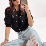 Bluza bomberka O'la Voga High School czarna