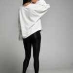 Bluza oversize Flower OLA VOGA ecru