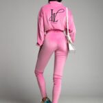 Komplet welurowy Zira O'la Voga różowy