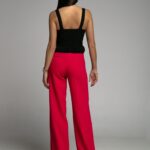 Spodnie eleganckie Mefeto amarant