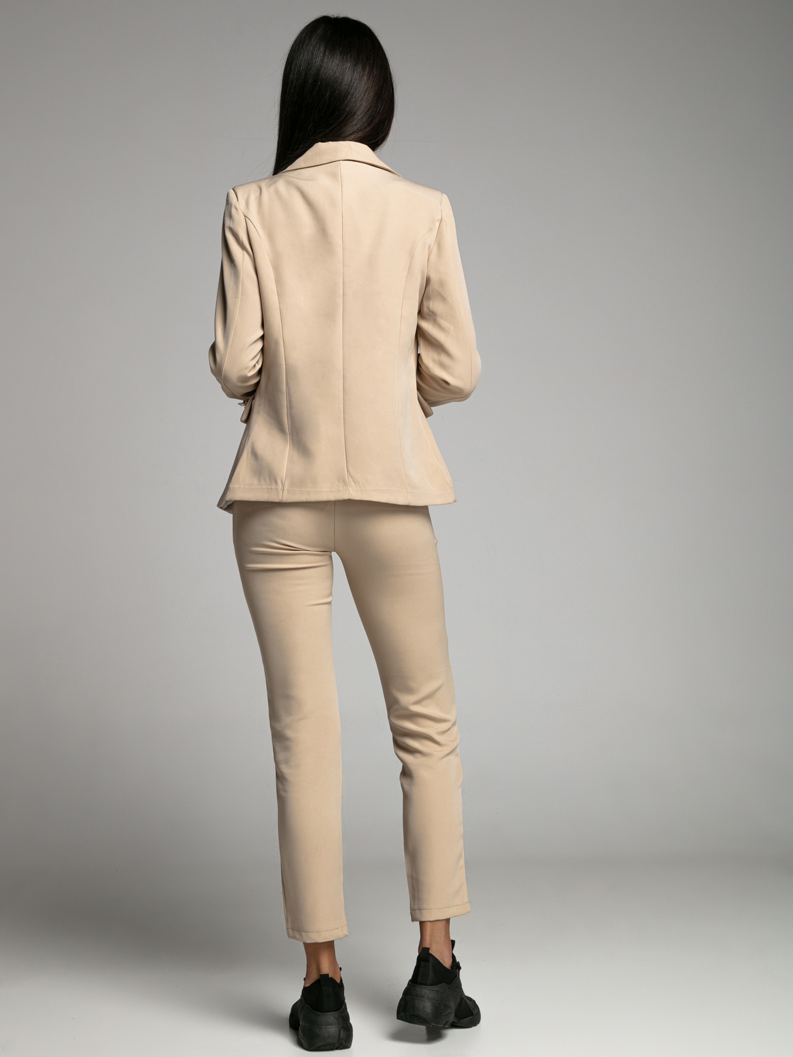 Komplet marynarka i spodnie Gracje beżowy