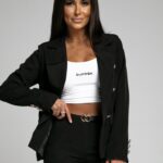 Komplet marynarka i spodnie Gracje czarny