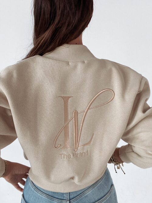 Bluza bomberka O'la Voga High School beż