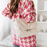 Koszula w kratę Midi Rock Fest różowa