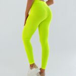 Legginsy modelujące Good Vibes Ola Voga neonowo limonkowe