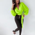 Spodnie dopasowane O'la Voga Gold Back czarne