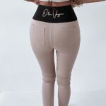 Spodnie dopasowane O'la Voga Gold Back beżowe