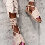 Sandały Madam Pago beżowe