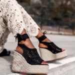 Koturny espadryle Madam Cordon czarne