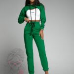 Komplet bawełniany Alex Ola Voga zielony