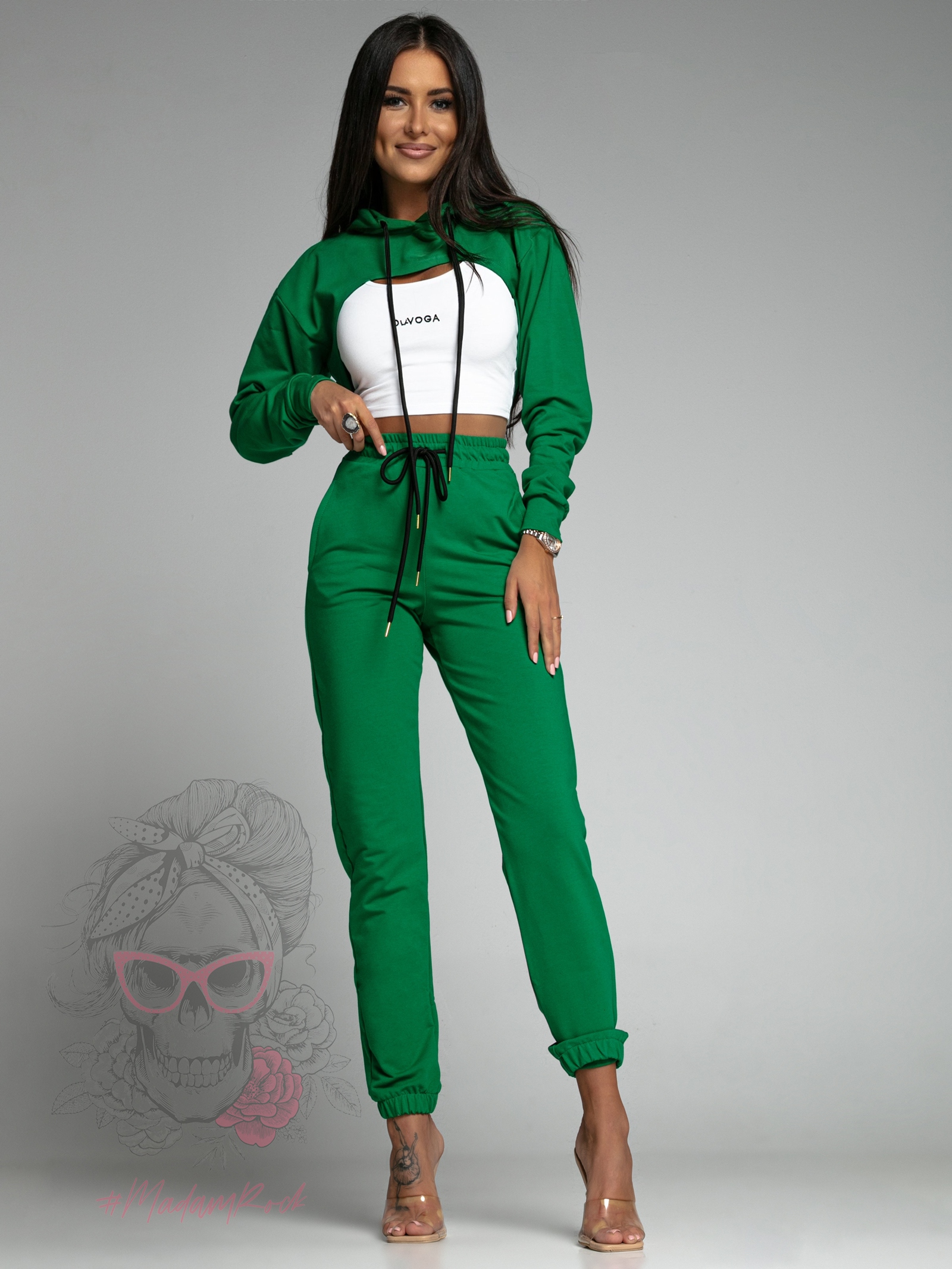 Komplet bawełniany Alex Ola Voga zielony