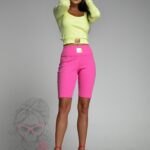 Bluzka prążkowana Items limonka