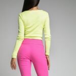 Bluzka prążkowana Items limonka