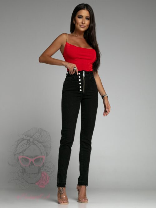 Body z łańcuszkami Simpatico czerwone