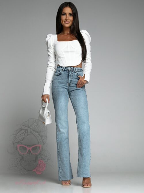 Bluzka gorsetowa Corsetto biała