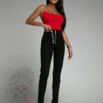 Spodnie jeansowe Pulsanti czarne