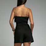 Spodenki z wysokim stanem Botones czarne