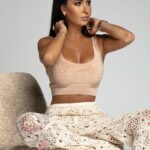 Top frotte Suenos beżowy