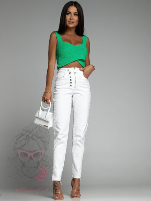 Top sweterkowy Correa zielony