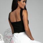 Top sweterkowy Correa czarny