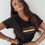 T-shirt Ola Voga Black Gold czarny