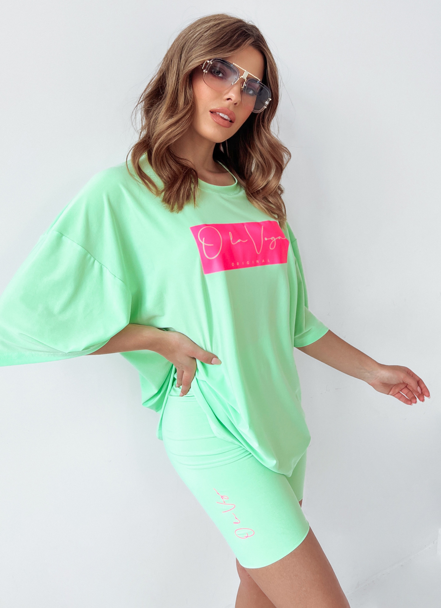 Komplet damski Sporty Set Ola Voga miętowy