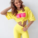 Komplet damski Sporty Set Ola Voga żółty