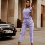 Komplet welurowy Good Shape Ola Voga lila