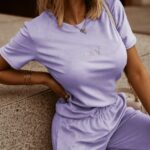 Komplet welurowy Good Shape Ola Voga lila