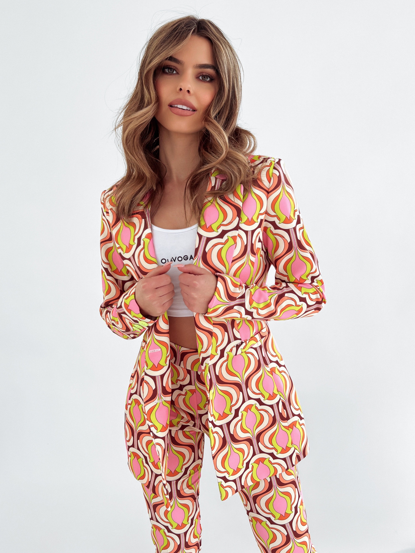 Garnitur damski Gaia Ola Voga pudrowy