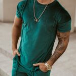 Komplet męski Olv Man Ola Voga butelkowa zieleń