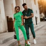 Komplet męski Olv Man Ola Voga butelkowa zieleń