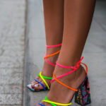 Sandały na słupku Rock Snap II kolorowe