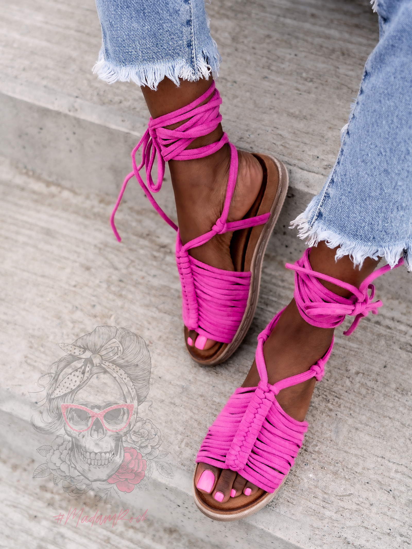 Sandały Madam Pago fuksja Sandały Madam Pago fuksja