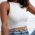 Top na ramiączka Nudes biały