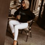 Bluza oversize O'la Voga Logo Fluo czarna