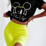 Kolarki dopasowane O'la Voga Energy limonkowe