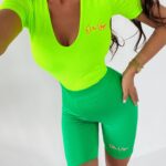 Kolarki dopasowane O'la Voga Energy zielone