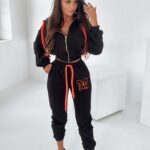 Komplet bawełniany Ola Voga Mouse czarny