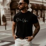 T-shirt męski Blue Light Ola Voga czarny