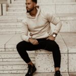 Bluza męska Fluo Man O'la Voga beżowa