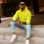 Bluza męska Fluo Man O'la Voga neonowa limonkowa