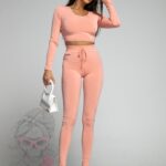 Komplet dopasowany Ola Voga Casual Comfort łososiowy